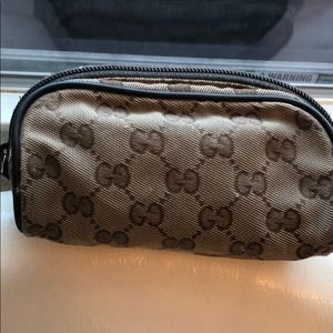 Authentic vintage Gucci makeup bag.